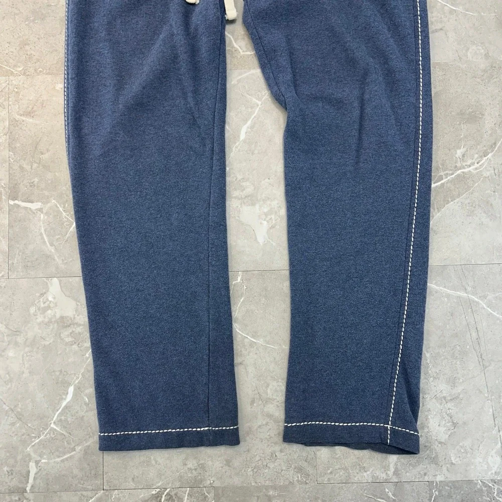 True Religion Baggy T Sweatpants Mens Medium Blue Hip Hop Skate Rap Black